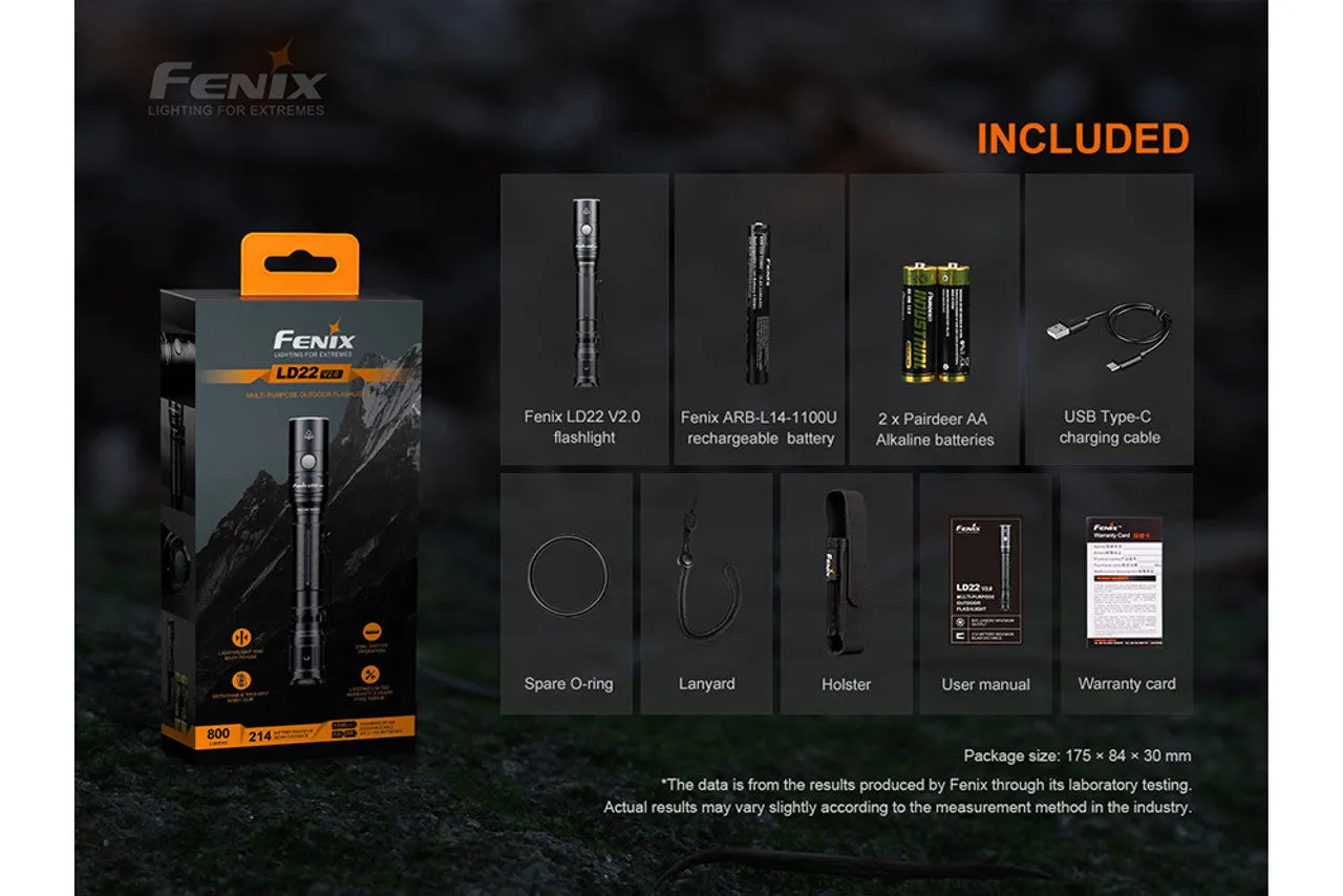 Fenix LD22 V2.0 Flashlight