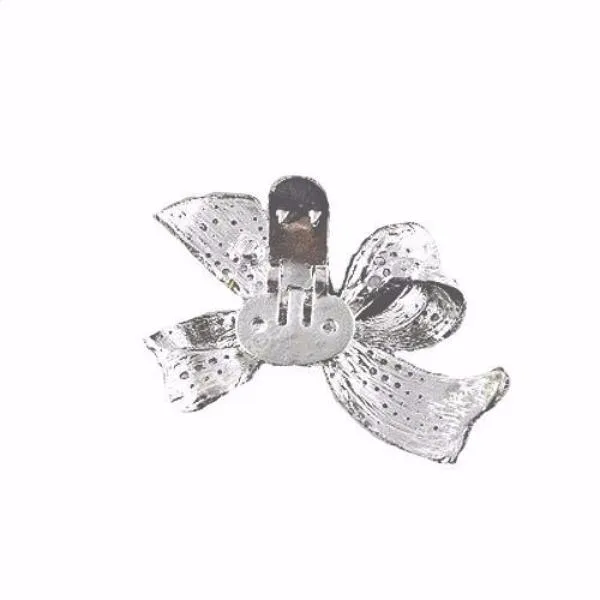 Flower Bow A Grade Rhinestones Shoe Clip