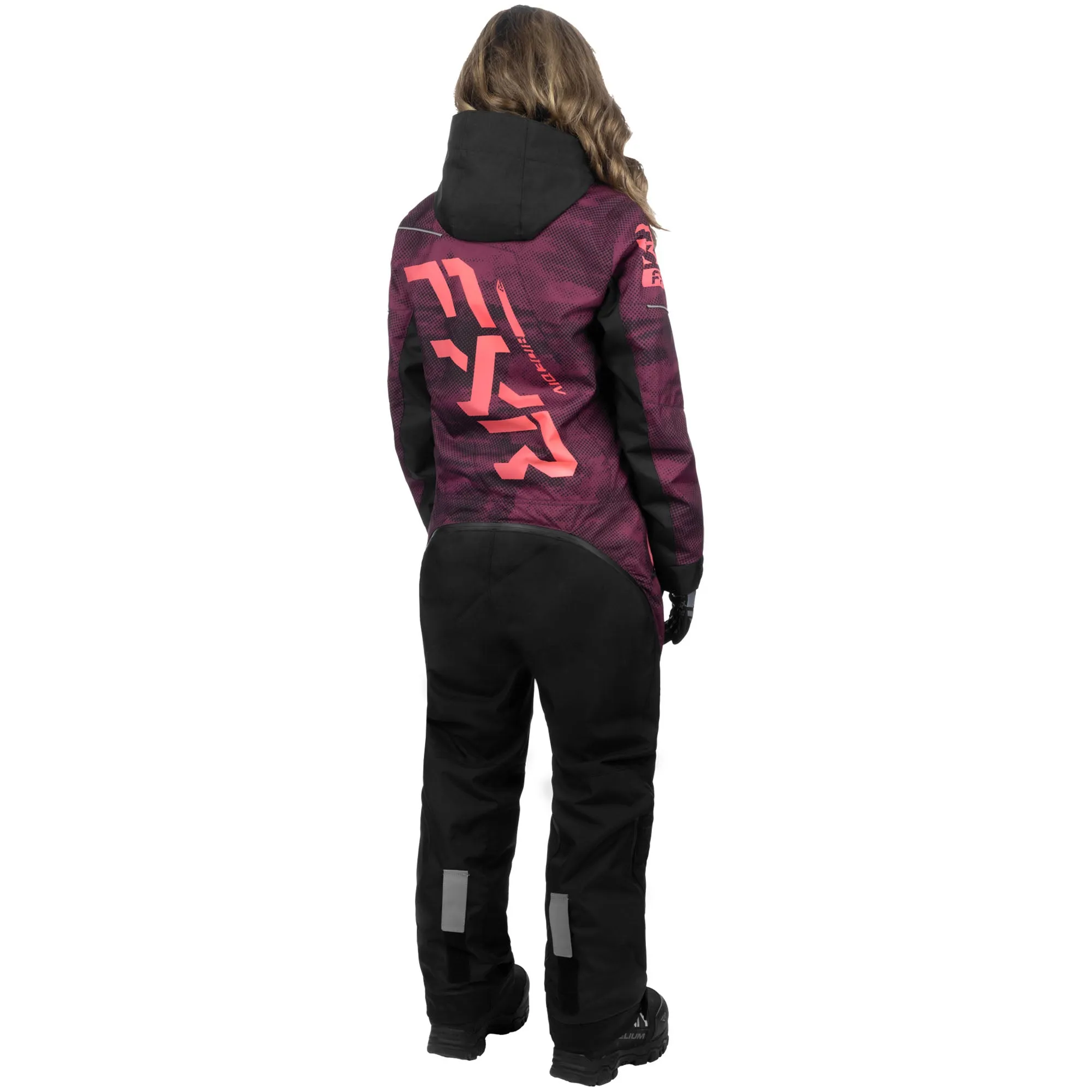 FXR CX F.A.S.T. Insulated Snowmobile Monosuit Merlot Haze/Melon