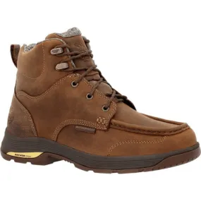 Georgia Boot Men's Athens SuperLyte Brown Moc Toe Waterproof Work Boot GB00547