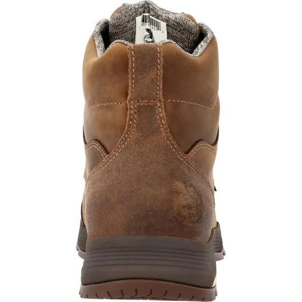 Georgia Boot Men's Athens SuperLyte Brown Moc Toe Waterproof Work Boot GB00547