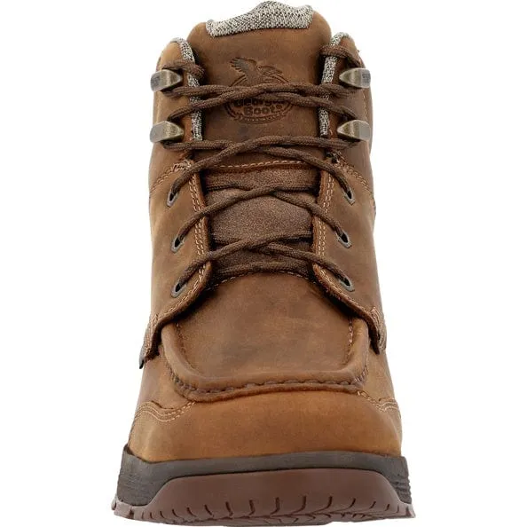 Georgia Boot Men's Athens SuperLyte Brown Moc Toe Waterproof Work Boot GB00547