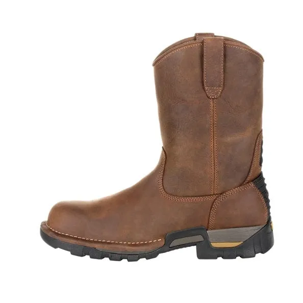 Georgia Boot Men's Eagle One Brown Waterproof Pull on Work Boot GB00314