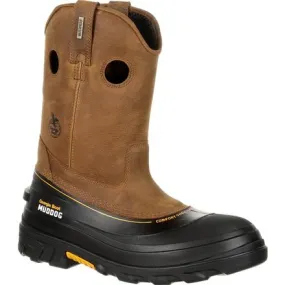 Georgia Boot Mens Waterproof Muddog Wellington with a Composite Toe EH GB00243