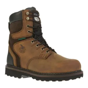 Georgia Men's 8" Brookville Steel Toe Waterproof Work Boot - Brown G9334