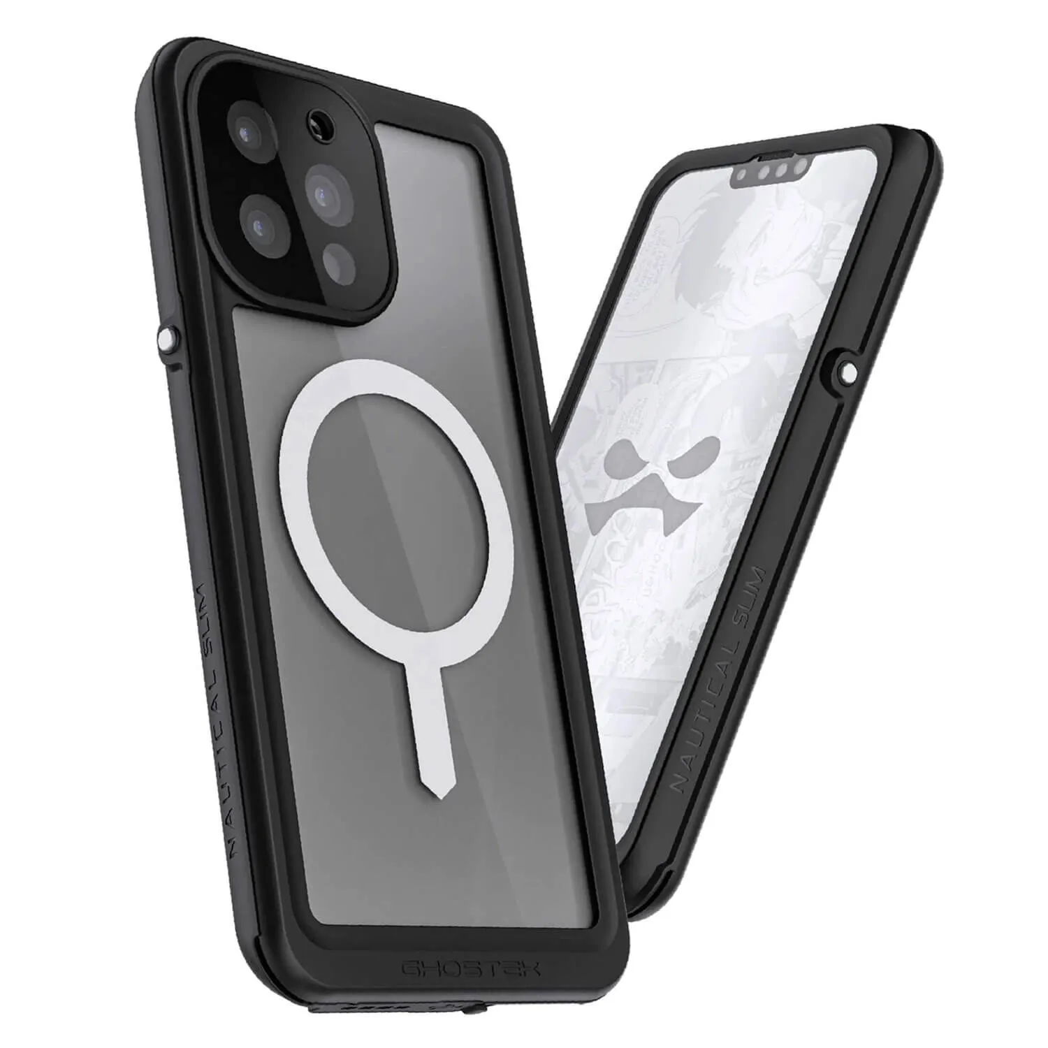 Ghostek iPhone 13 Pro Max Case Nautical Slim Waterproof w/ Magsafe Clear