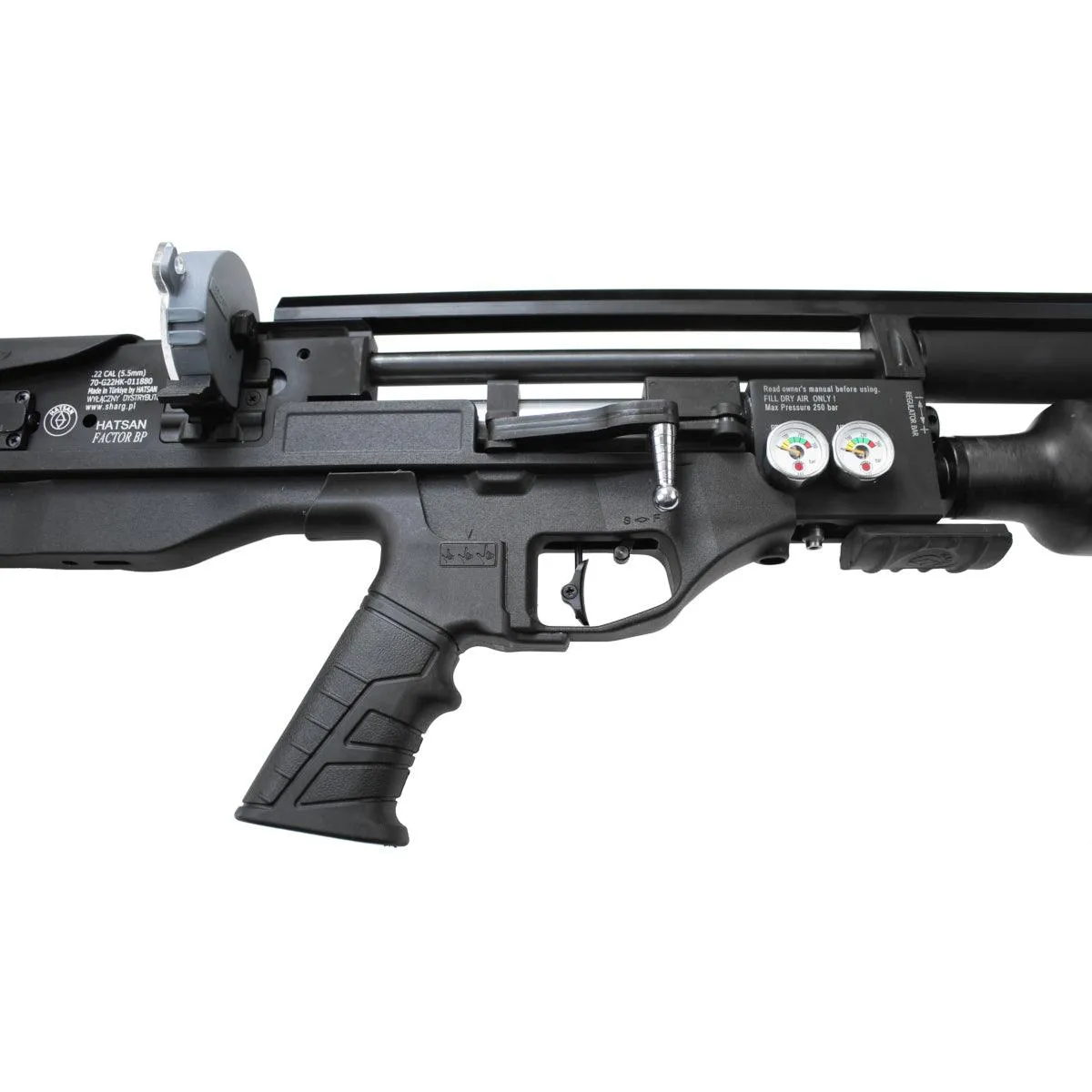 HATSAN FACTOR RC BULLPUP SYNTH PCP RIFLE - .22