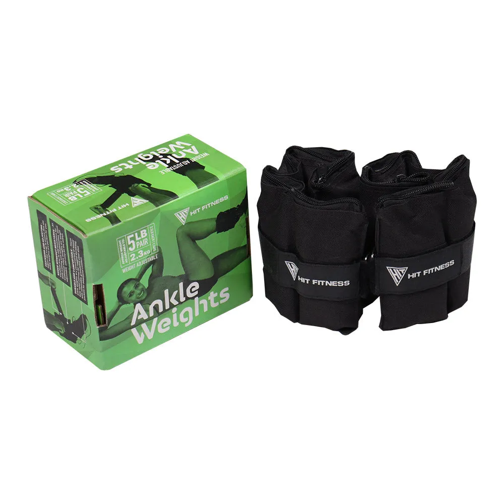 Hit Fitness Ankle Weights | 1kg to 4kg (Pair)