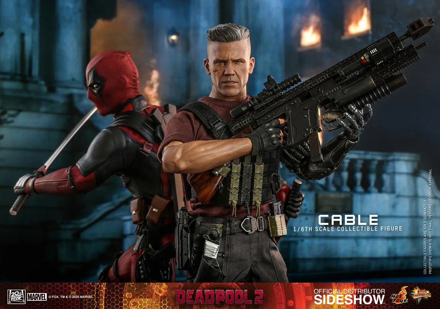 Hot Toys Movie Masterpiece 1/6 Scale Figure - Cable Collector's Edition (Deadpool 2)