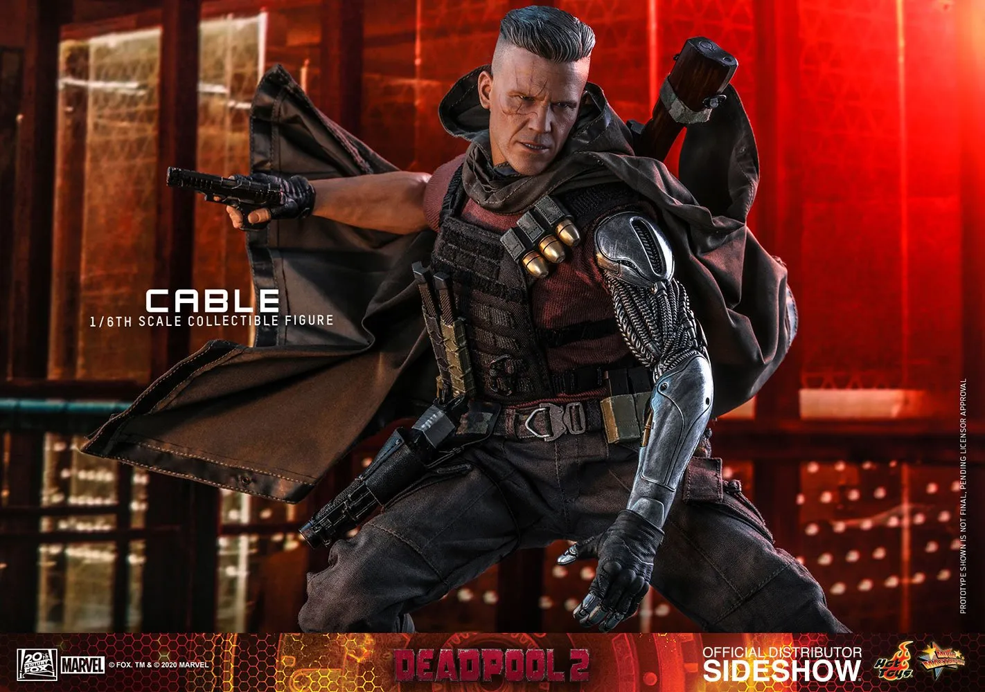 Hot Toys Movie Masterpiece 1/6 Scale Figure - Cable Collector's Edition (Deadpool 2)