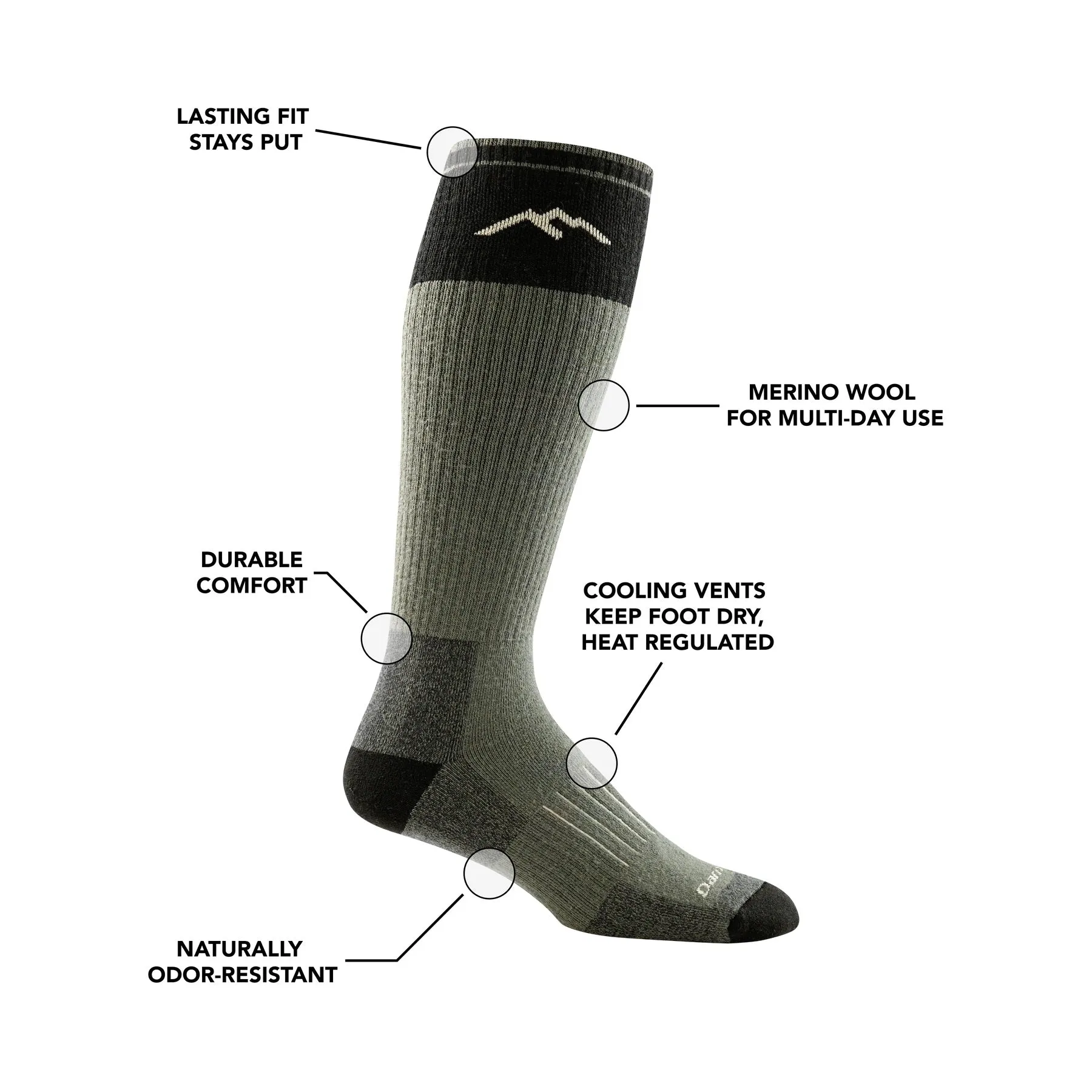 Hunter Over-the-Calf - Heavyweight Full Cushion Hunting Sock