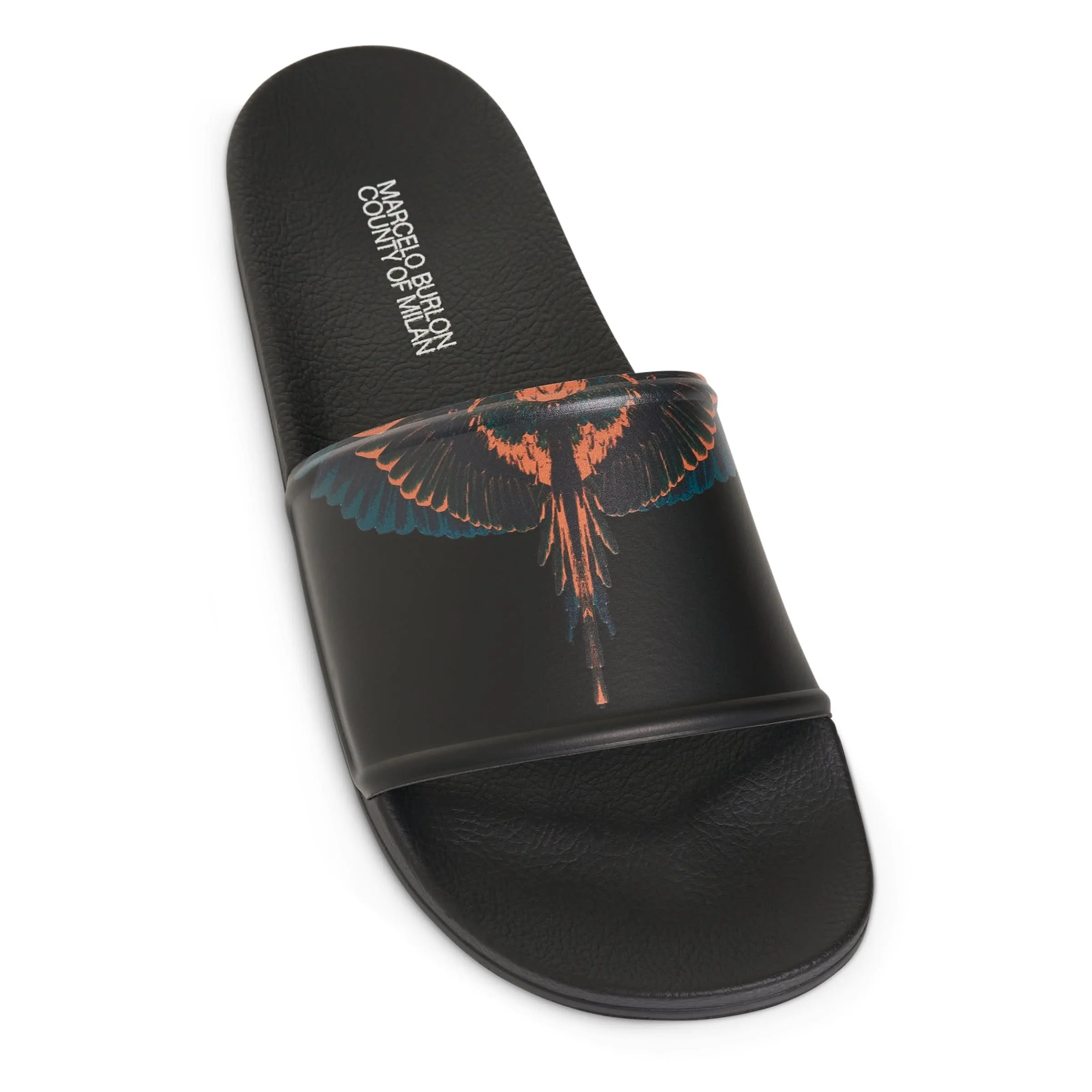 Icon Wings Sliders in Black/Orange