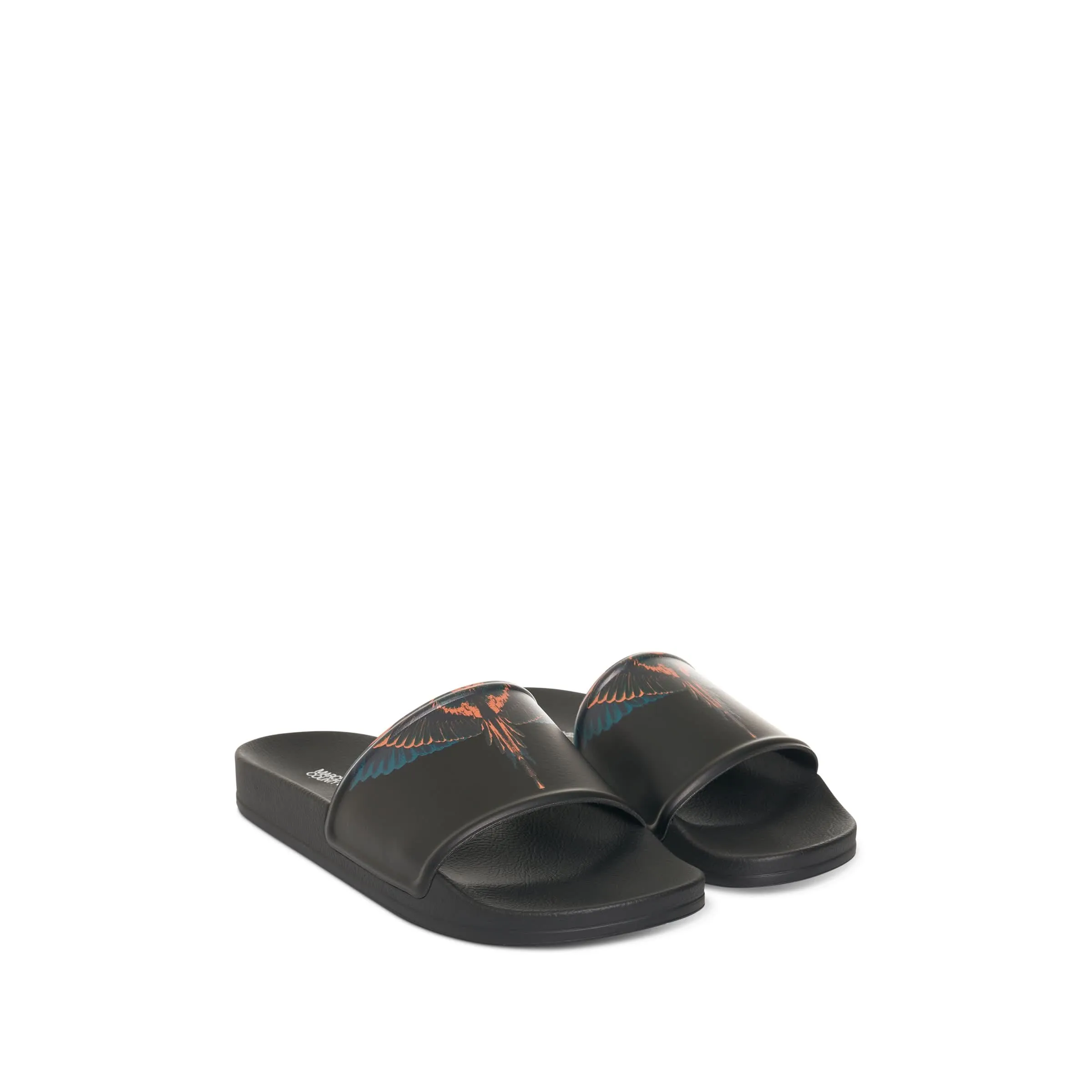 Icon Wings Sliders in Black/Orange