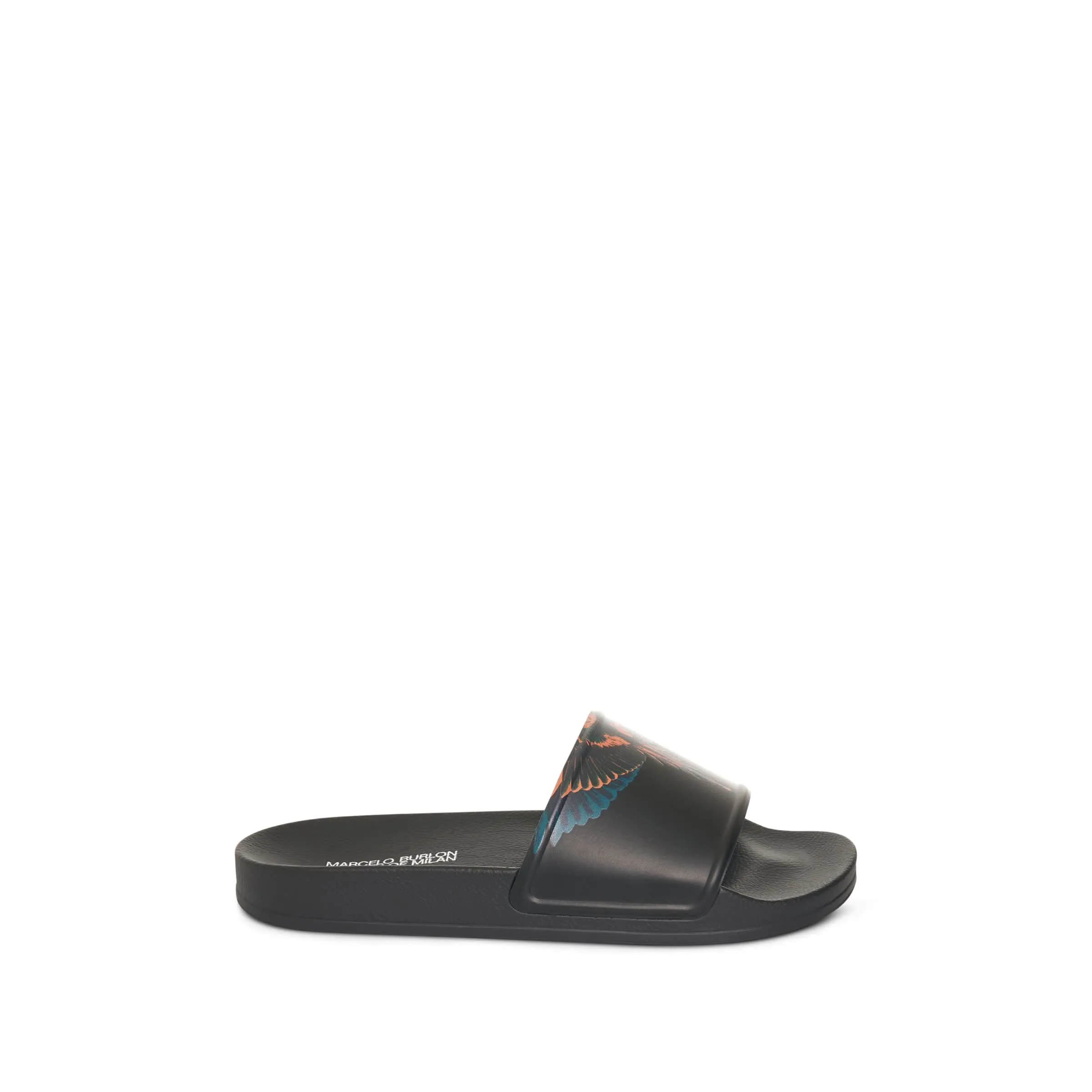 Icon Wings Sliders in Black/Orange