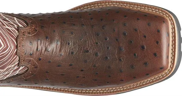 Justin Men’s Derrickman Ostrich Print Comp Toe Work Boots SE4835