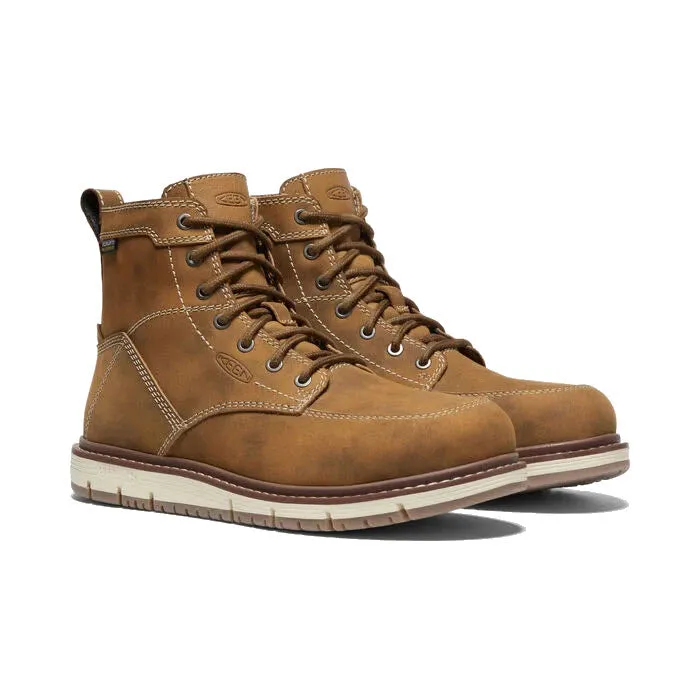 KEEN ST SAN JOSE 6 INCH WATERPROOF ALMOND GUM - WOMENS