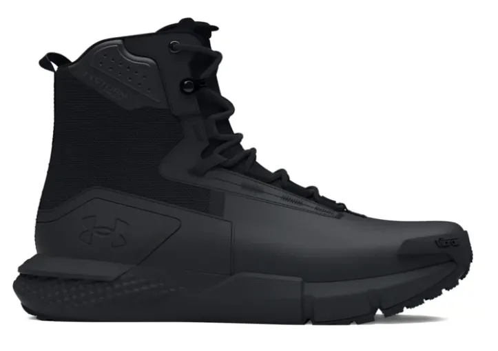 Men's Charged Valsetz Waterproof Zip Tactical Boots | Black