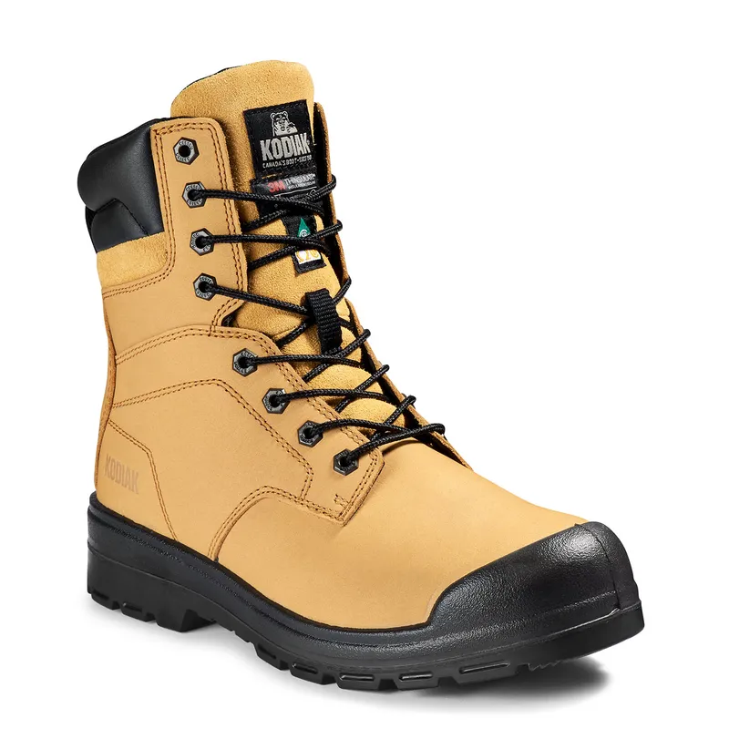 Men's Kodiak Wheat Greb 8" Work Boot 4TH3WT