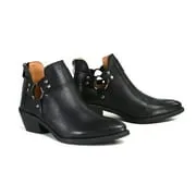 Milwaukee Leather MBL9443 Women's 'Sleek' Premium Black Leather