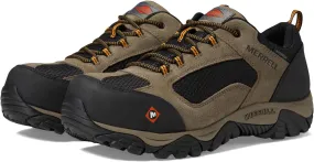 Moab Onset Waterproof Composite Toe Merrell Work Shoe in Walnut