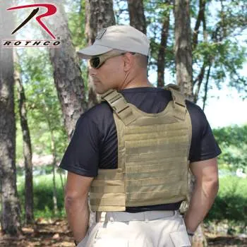 MOLLE Plate Carrier Vest - Coyote