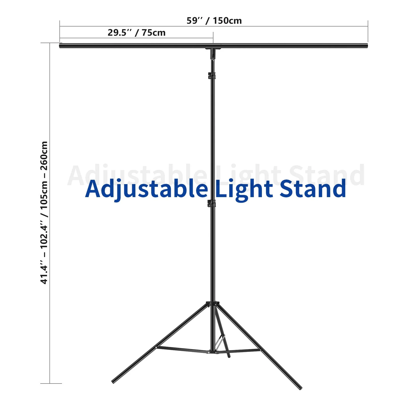 NEEWER 7/ 8.5FT T-Shape Background Support Stand Kit