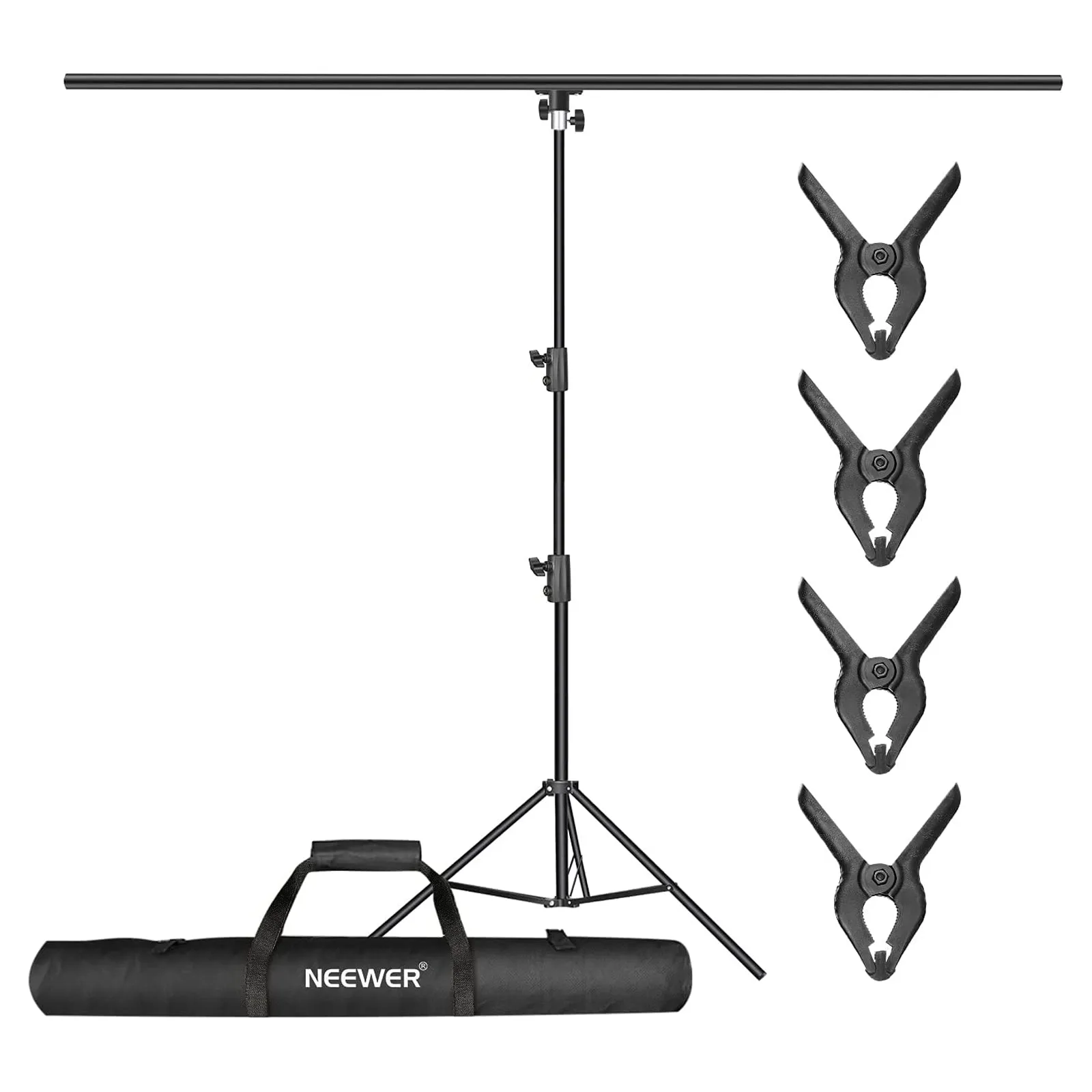 NEEWER 7/ 8.5FT T-Shape Background Support Stand Kit