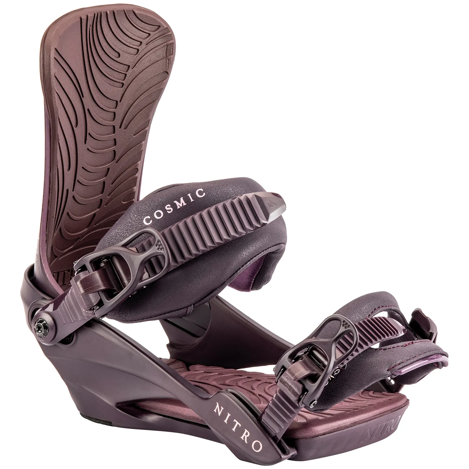 Nitro Cosmic Womens Snowboard Bindings Plum Vines