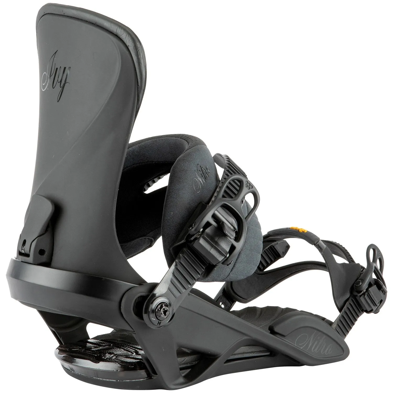 Nitro Ivy Womens Snowboard Bindings Ultra Black