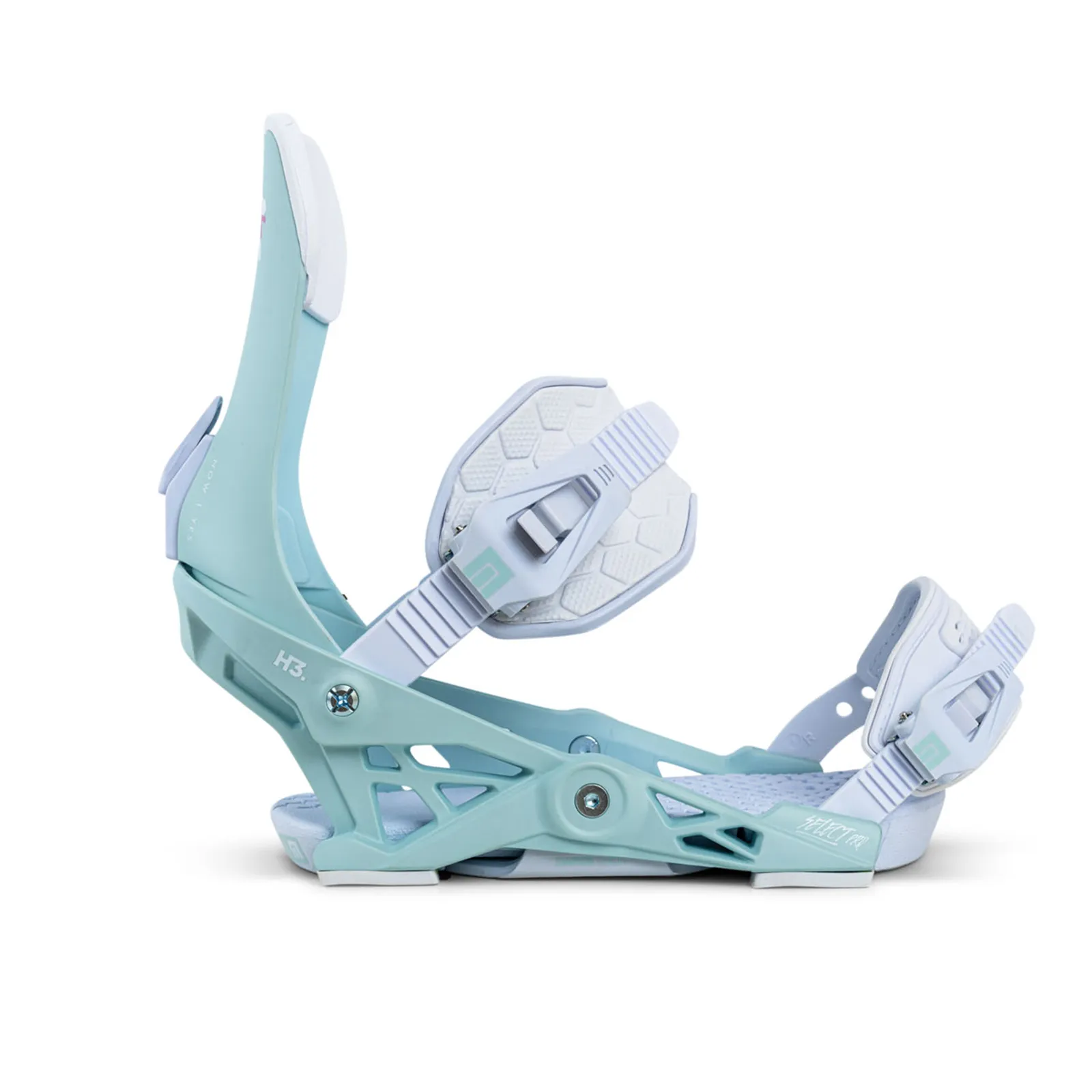 Now Select Pro x Yes Mens Snowboard Bindings Blue