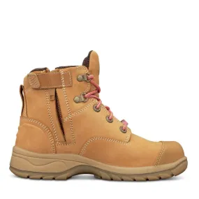 Oliver 49-432Z Ladies Zip Sided Boot - Wheat