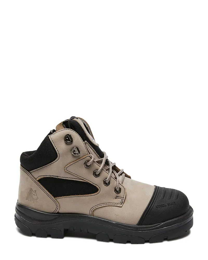 Parkes Zip Scuff Cap Safety Boot - Slate