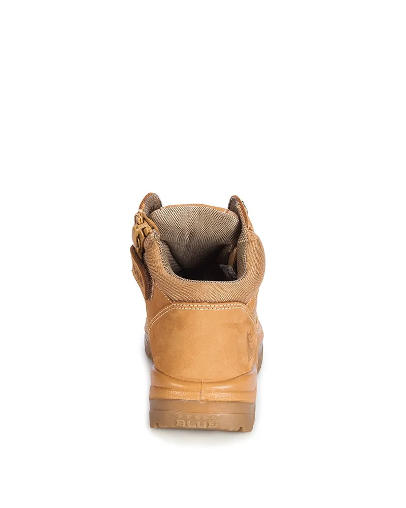 Parkes Zip Scuff Cap Safety Boot - Wheat