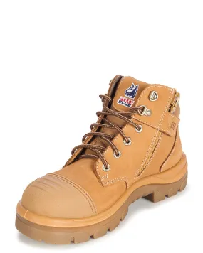 Parkes Zip Scuff Cap Safety Boot - Wheat