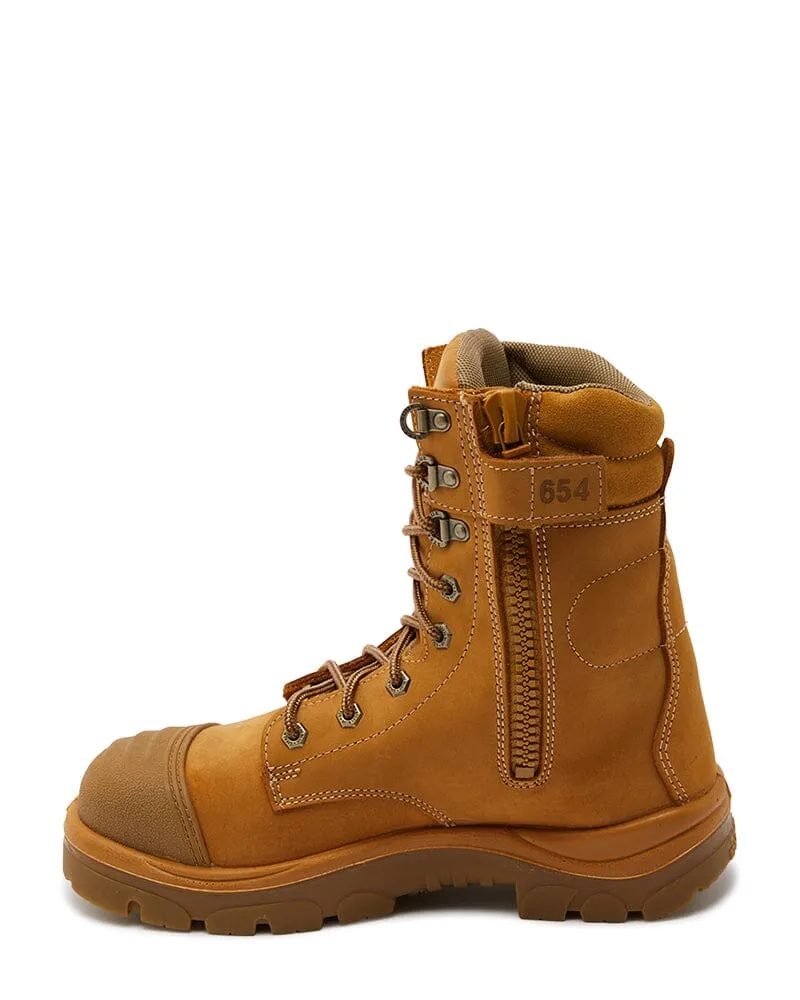 Portland Zip Scuff Safety Boot - Wheat