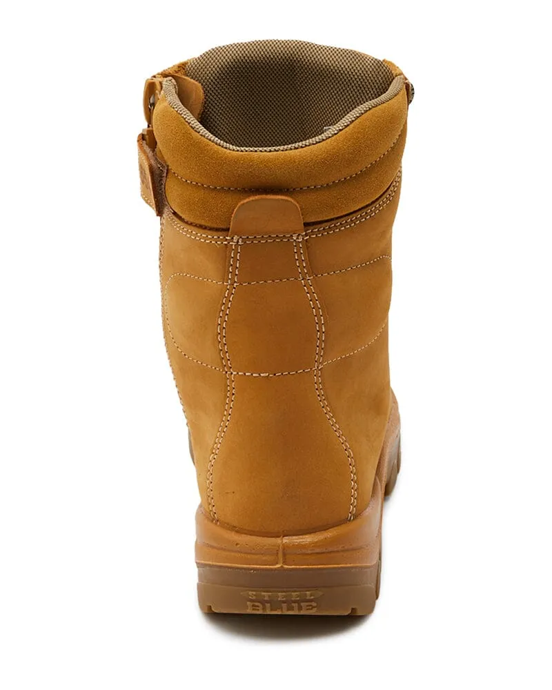 Portland Zip Scuff Safety Boot - Wheat