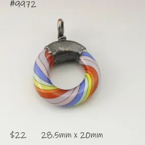 Rainbow Twist Circle with Copper Electroforming