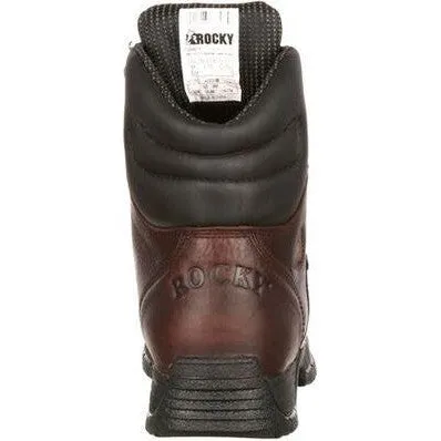 Rocky Men's Mobilite 8" Steel Toe WP Oil Resist Work Boot -Brown- FQ0006115