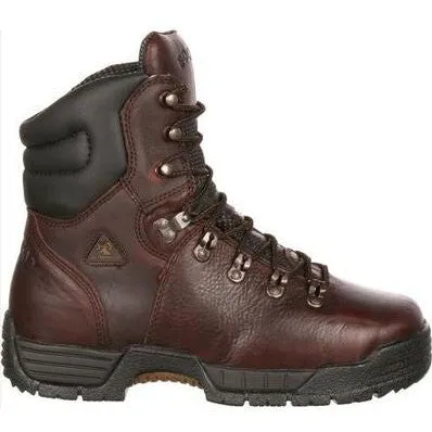 Rocky Men's Mobilite 8" Steel Toe WP Oil Resist Work Boot -Brown- FQ0006115