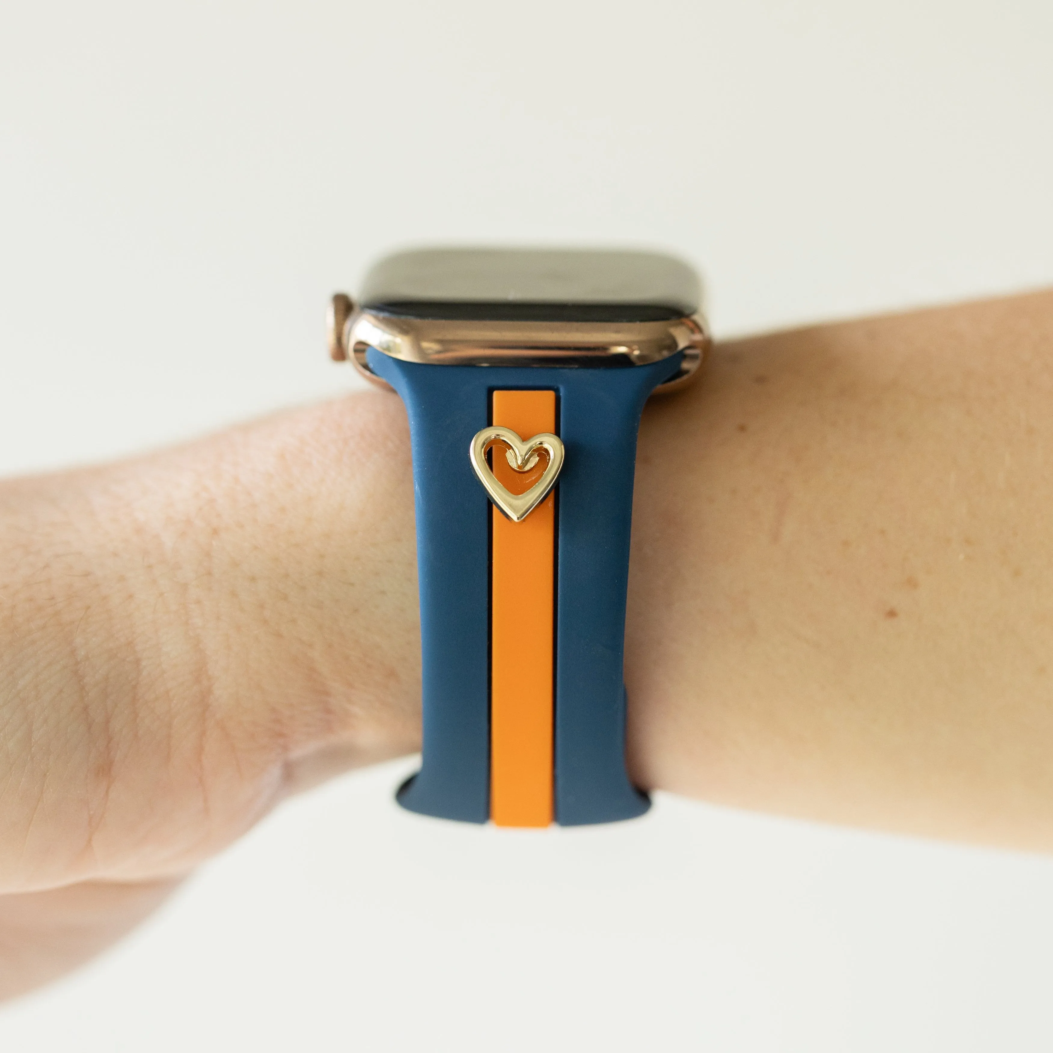 Skye Blue & Orange Smart Watch Band