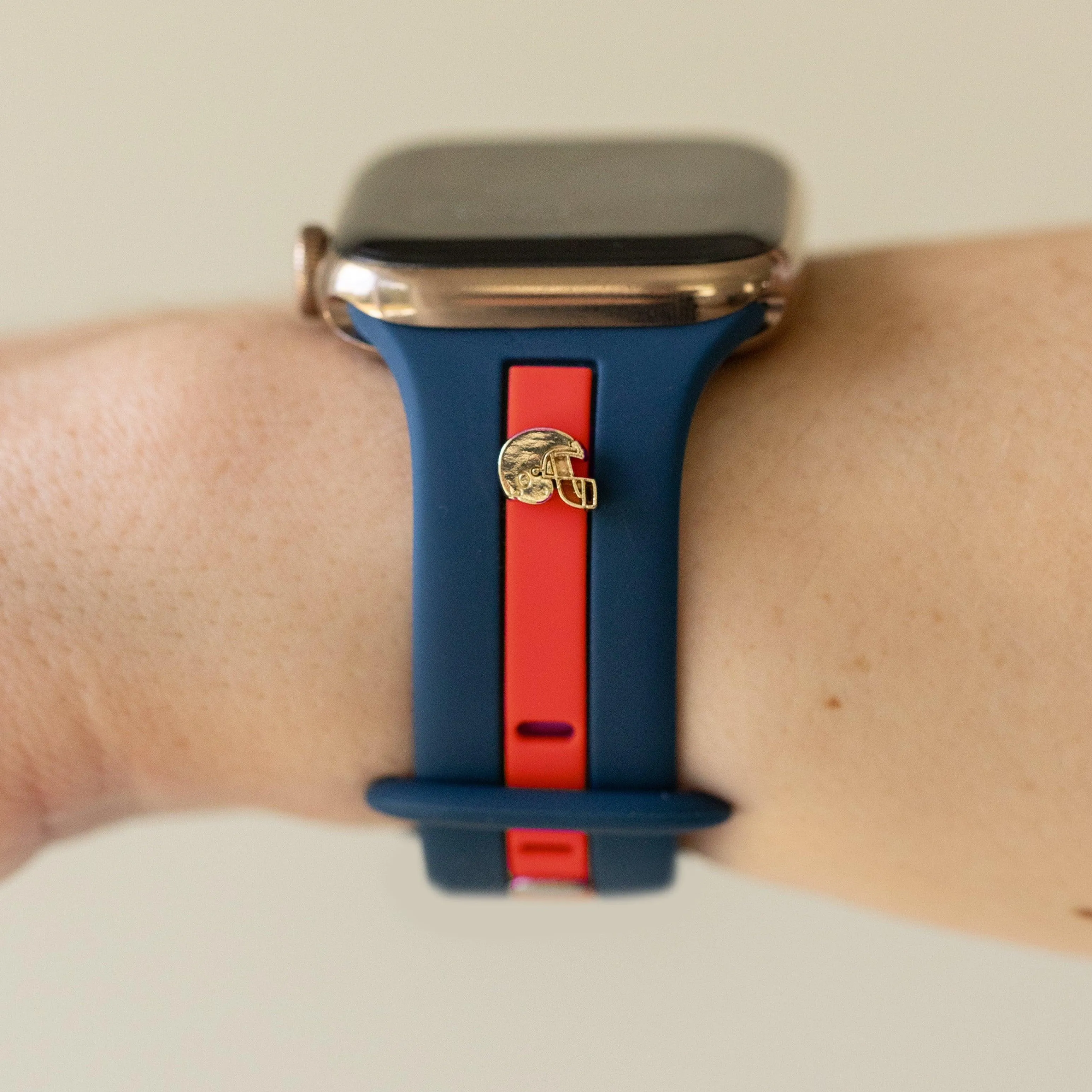 Skye Blue & Red Smart Watch Band