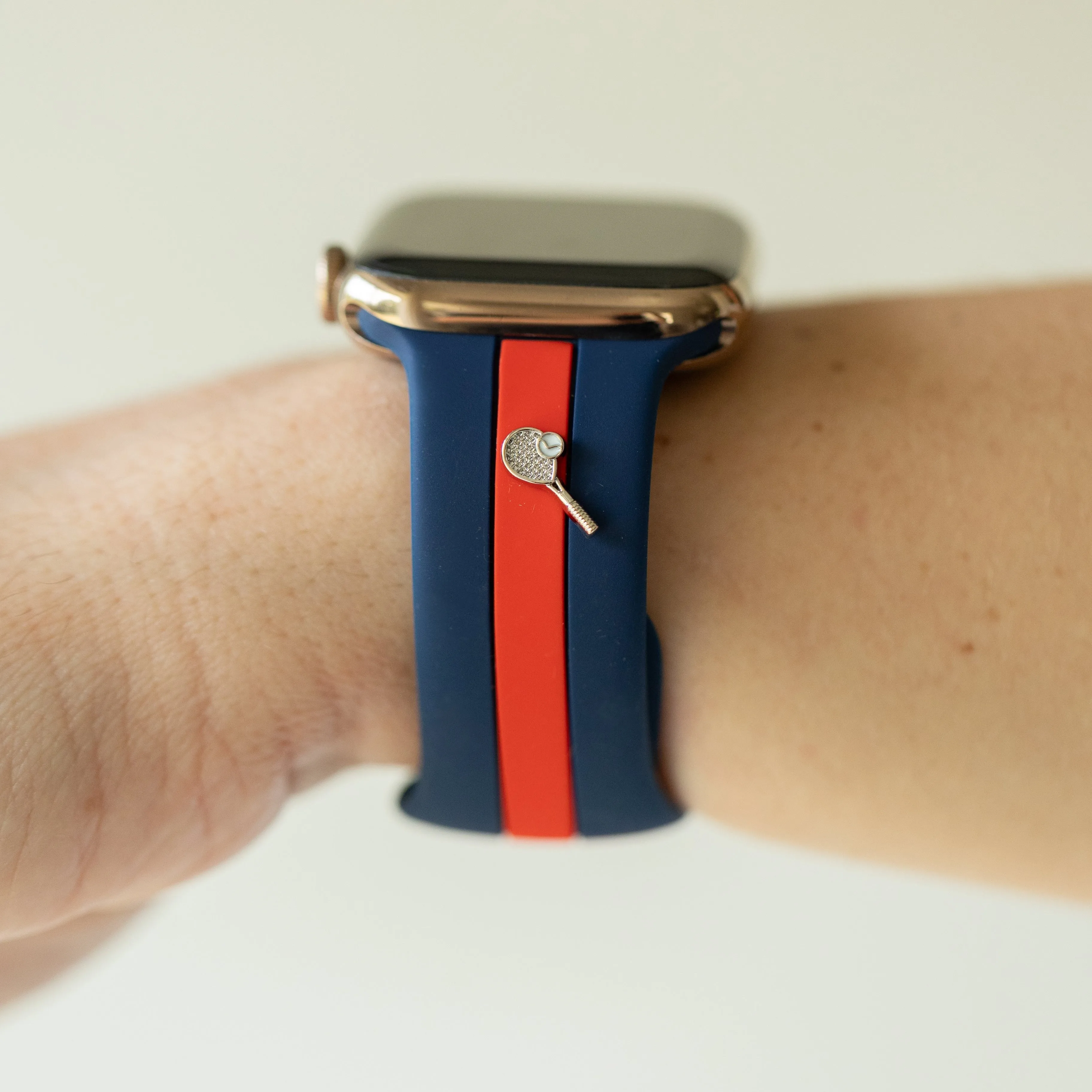 Skye Blue & Red Smart Watch Band