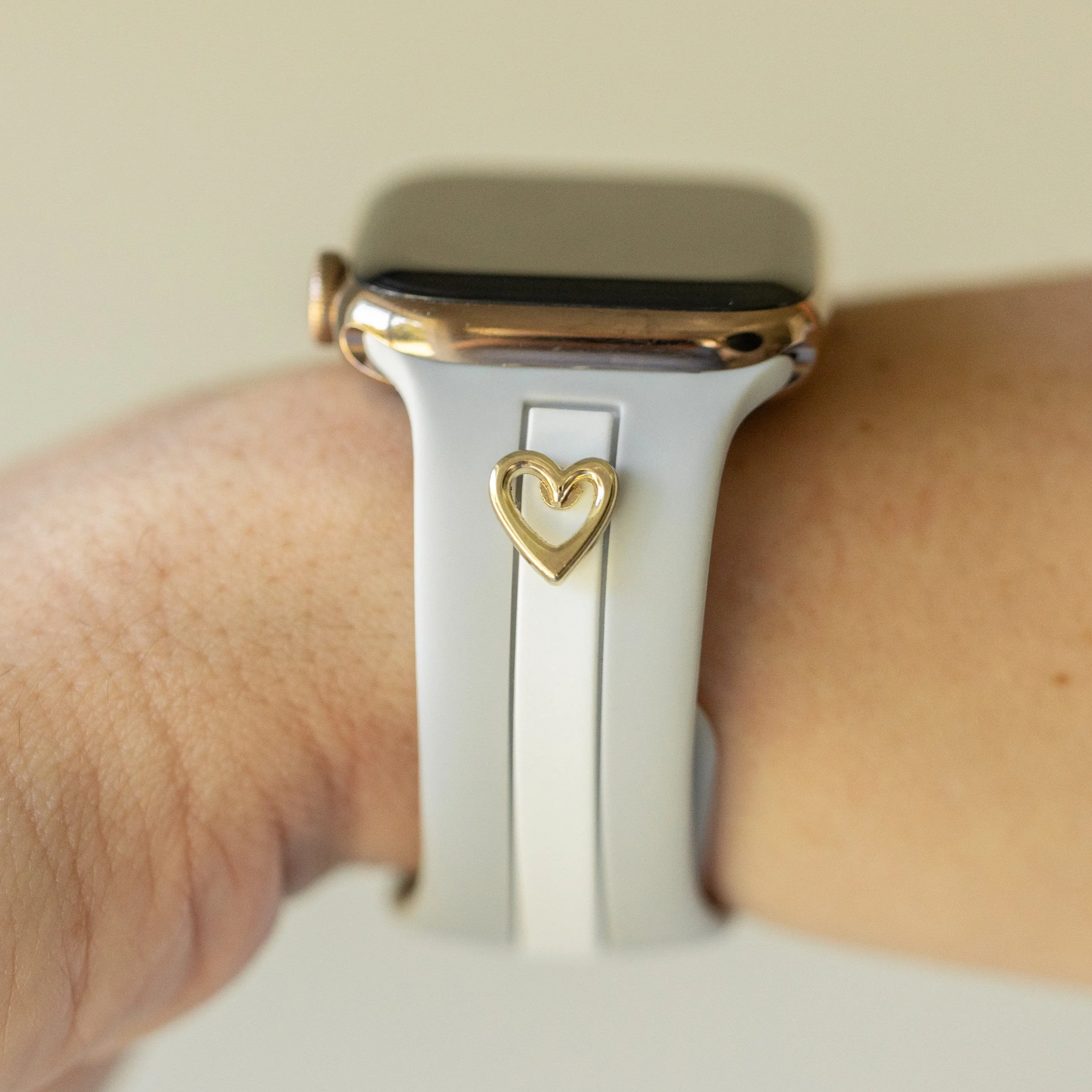 Skye Gray & White Smart Watch Band