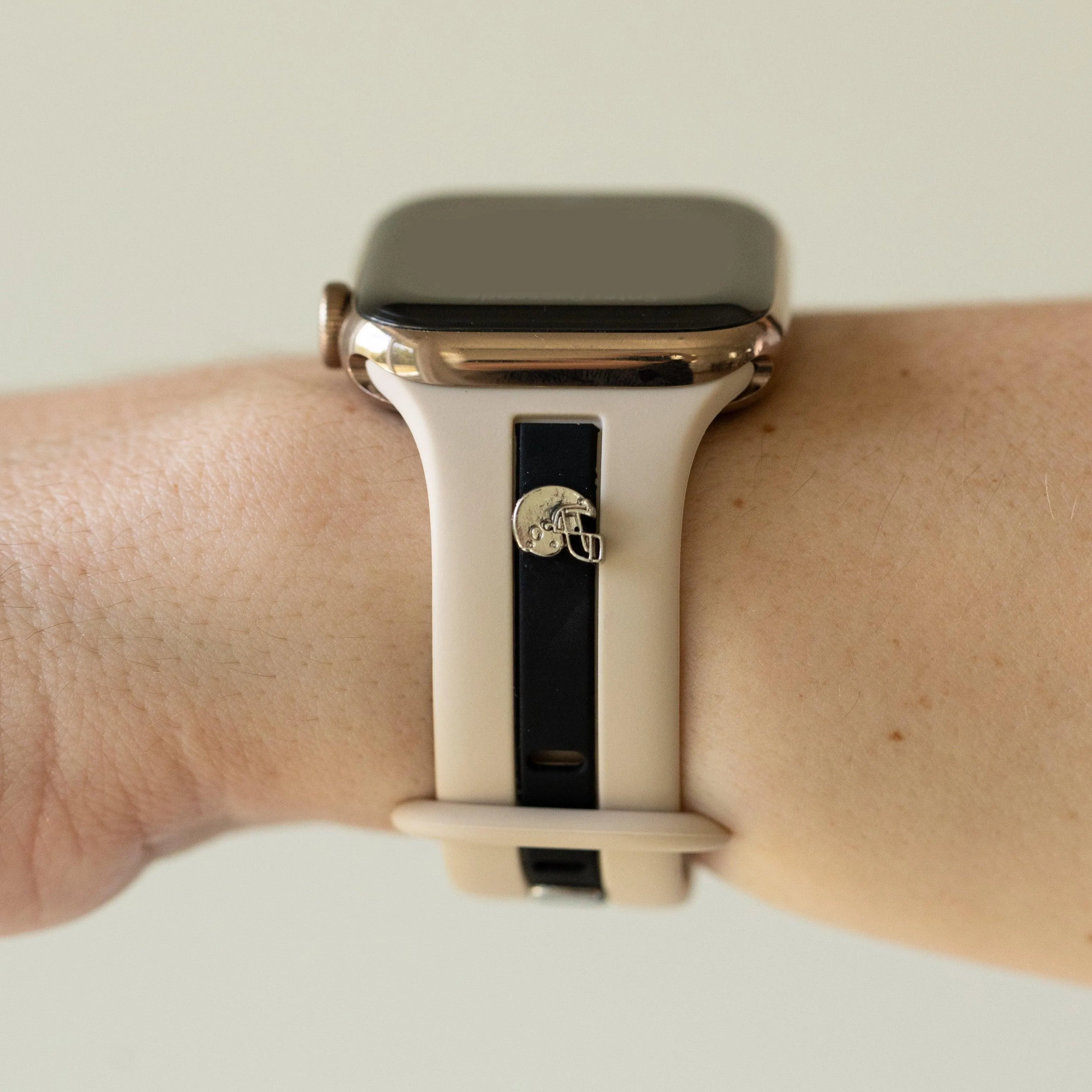 Skye Nude Sand & Black Smart Watch Band