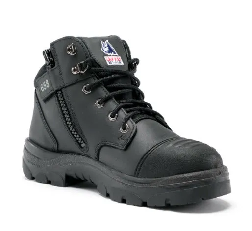 Steel Blue 312658 Parkes Zip Scuff Cap Boot - Black