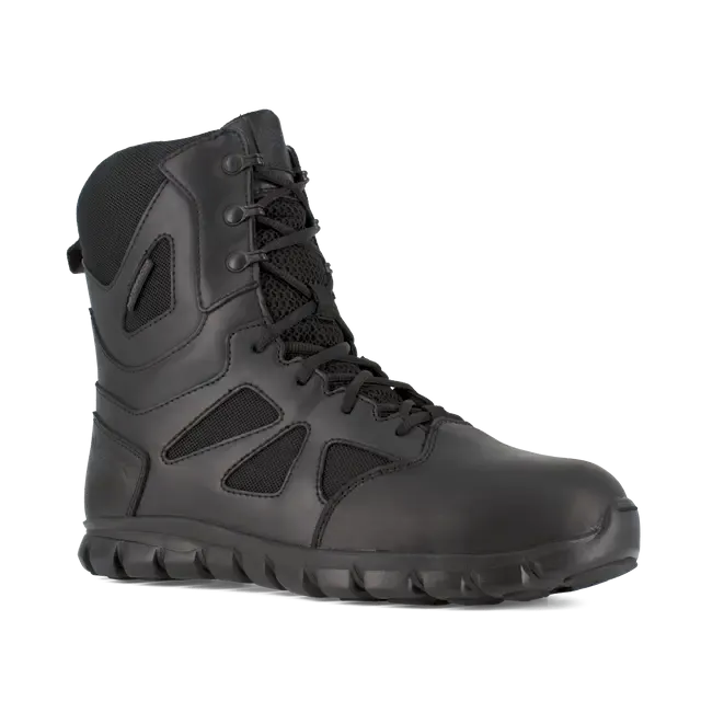 Sublite Cushion 8 Inch Composite-Toe Tactical Work Boot Black