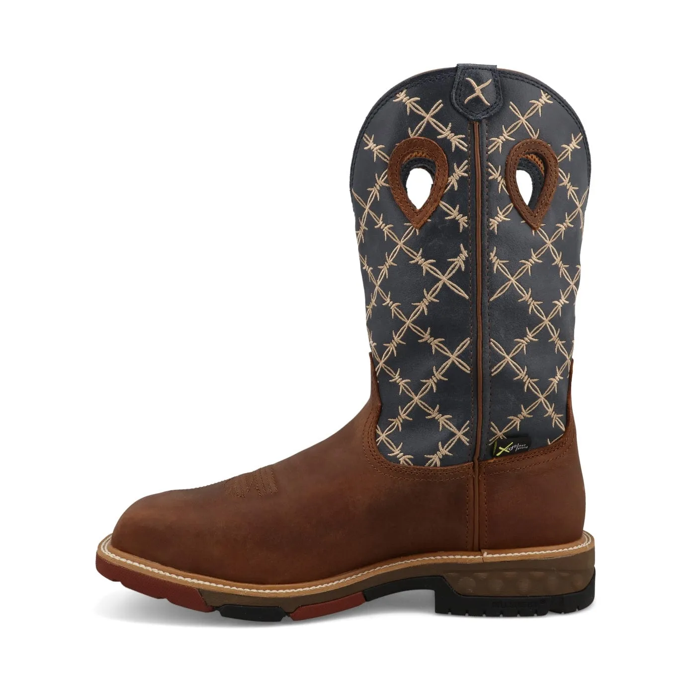 Twisted X Men's Hazel & Navy Western Work Boot MXBNWM1