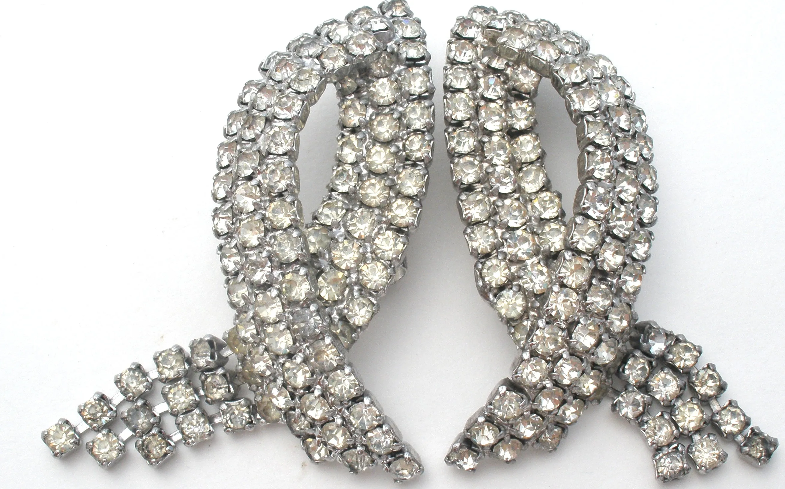 Vintage Rhinestone Shoe Clips by Musi