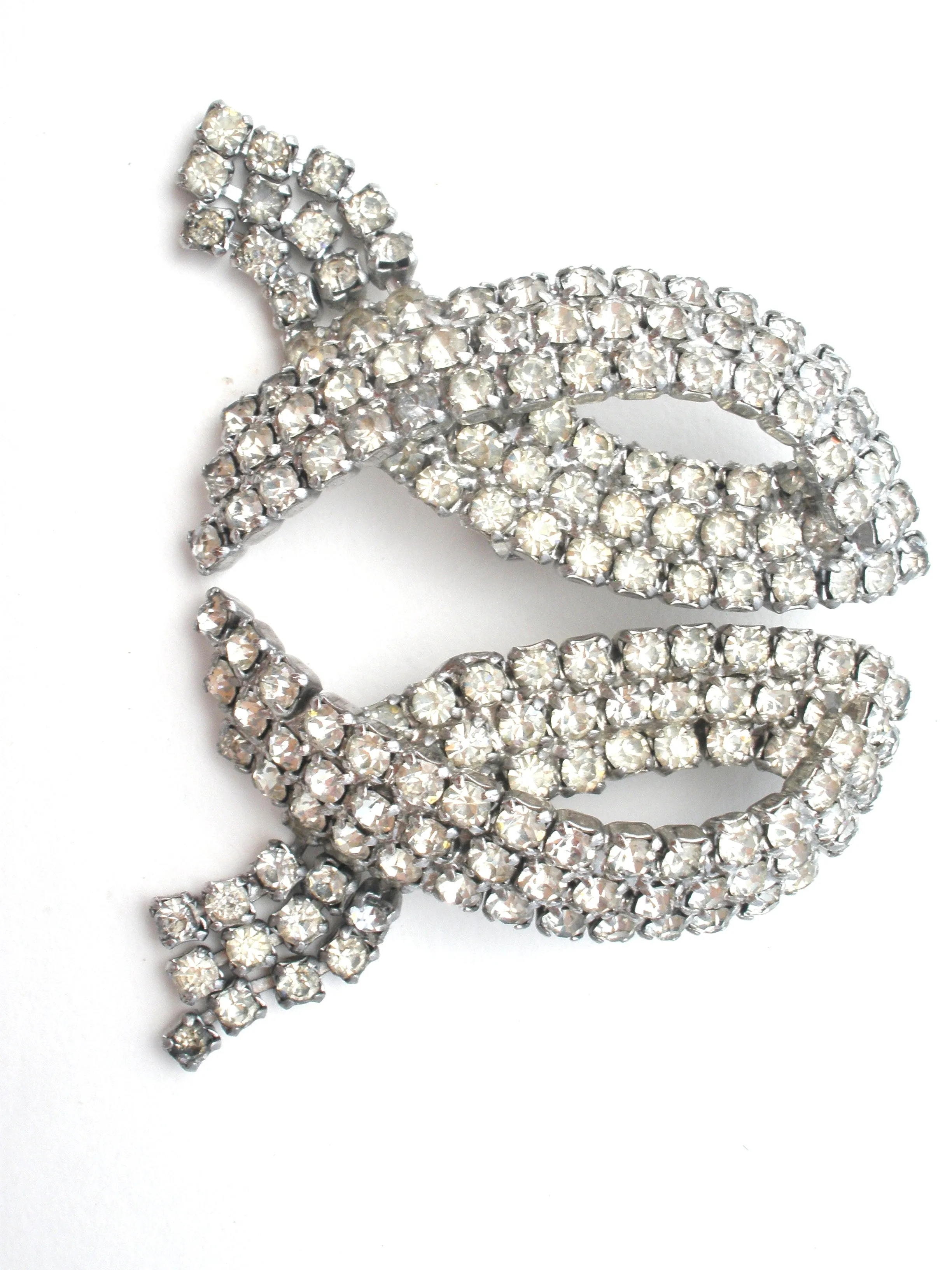 Vintage Rhinestone Shoe Clips by Musi