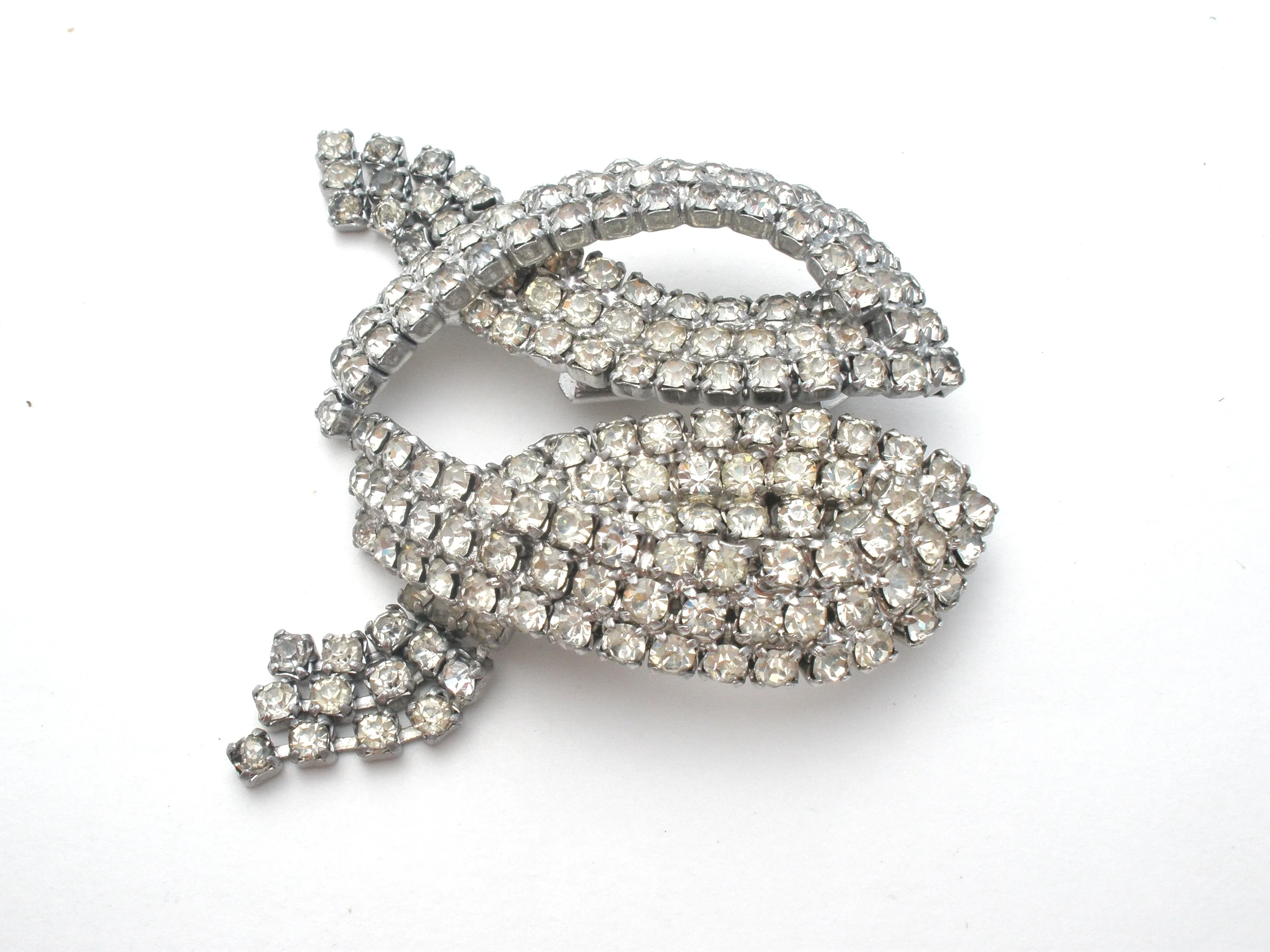 Vintage Rhinestone Shoe Clips by Musi